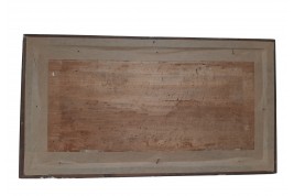 Le marchand ambulant et la diseuse de bonne aventure, feuille d'éventail fin XVIIe