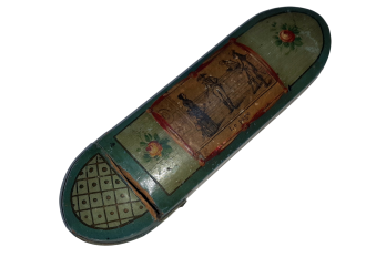 The page boy, 18th century eyeglass case