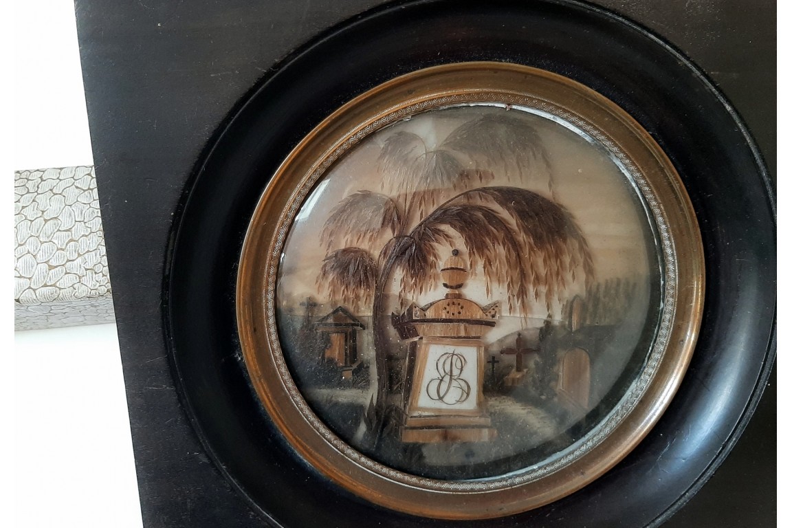Hair art by the hairdresser Boudin, circa 1841