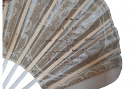 Agate masons, early 20th-century advertising fan