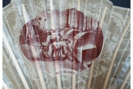 Agate masons, early 20th-century advertising fan
