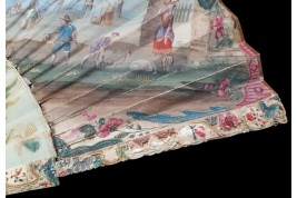 Le travail à la campagne, éventail vers 1730-40