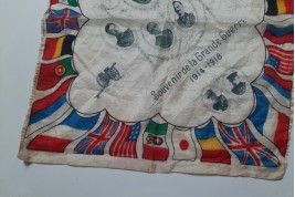 Souvenir of the First World War, commemorative handkerchief