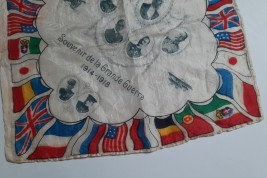 Souvenir of the First World War, commemorative handkerchief