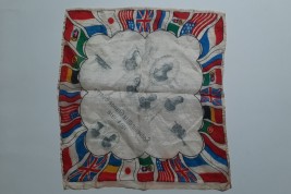 Souvenir of the First World War, commemorative handkerchief