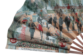 Les Grands se retrouvent au Grand Hotel Paris, éventail publicitaire