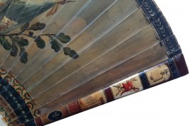 The first Fete de la Federation and Declaration of the Rights of Man, a late 19th-century fan