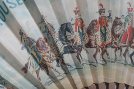 Le Carrousel de Bordeaux, éventail vers 1888