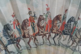 Le Carrousel de Bordeaux, éventail vers 1888