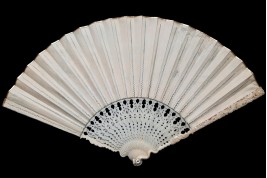 La bataille d'Arbélès, éventail vers 1700-1720