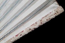 La bataille d'Arbélès, éventail vers 1700-1720