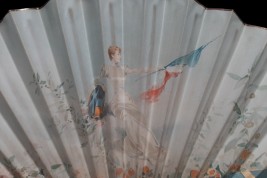 Souvenir of the Russian fleet’s visit to France, programm fan after Louise Abbéma, 1893