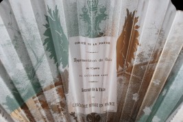 L'escadre russe en France, éventail souvenir d'après Louise Abbéma, 1893