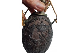 Napoleon and the Flight of the eagle, powder flask, 19th century