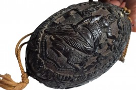 Napoléon et le Vol de l'aigle, poire à poudre début XIXème