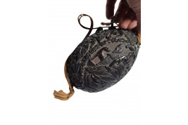 Napoleon and the Flight of the eagle, powder flask, 19th century