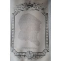 Testament et dernières paroles de Louis XVI, calligramme vers 1847-51