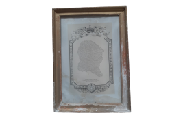 Testament et dernières paroles de Louis XVI, calligramme vers 1847-51