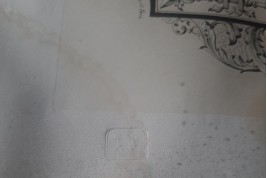 Testament et dernières paroles de Louis XVI, calligramme vers 1847-51