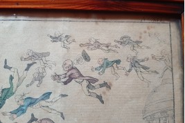 Le démantèlement du Parlement Irlandais en 1800-1801. Gravure satirique.
