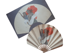 Eiffel Tower Festival in aid of the Sanatorium Villages, fan by Cappiello, 1924