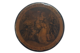 Les adieux de Louis XVI à sa famille en 1793, tabatière