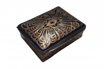 Blue and gold, 18 or 19th century box
