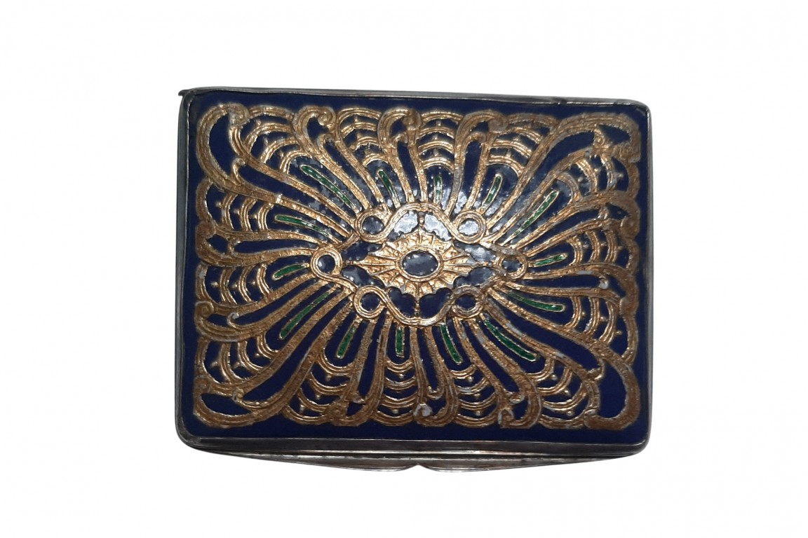 Blue and gold, 18 or 19th century box