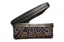 Blue and gold, 18 or 19th century box