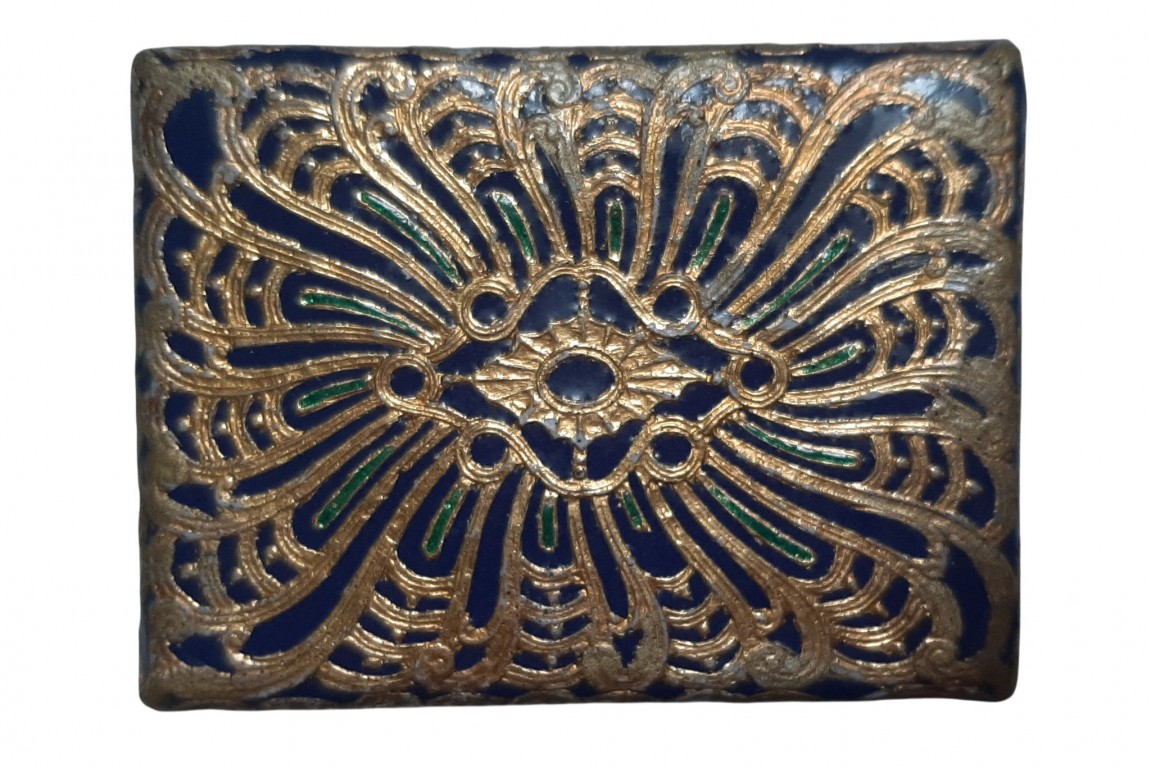 Blue and gold, 18 or 19th century box