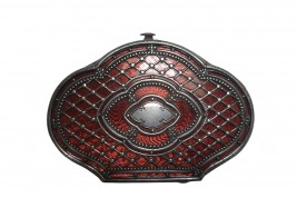 Red, late 19th century purse