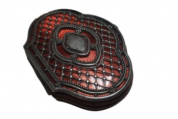 Rouge, porte-monnaie fin XIXe siècle