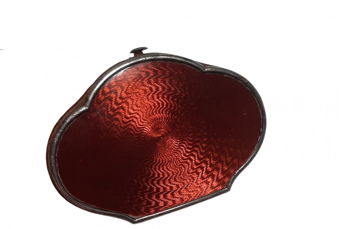 Red, late 19th century purse