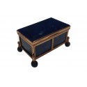 Coffret en sodalite, fin XIX ou début XXe siècle