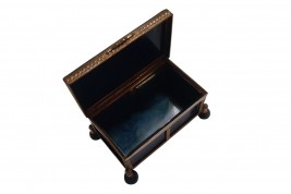Blue agate box, Germany late 19 or early 20 century