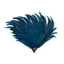 Blue rooster, art deco fan