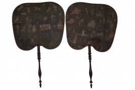 Light and transparency, magic lantern fixed fans, 19th Century