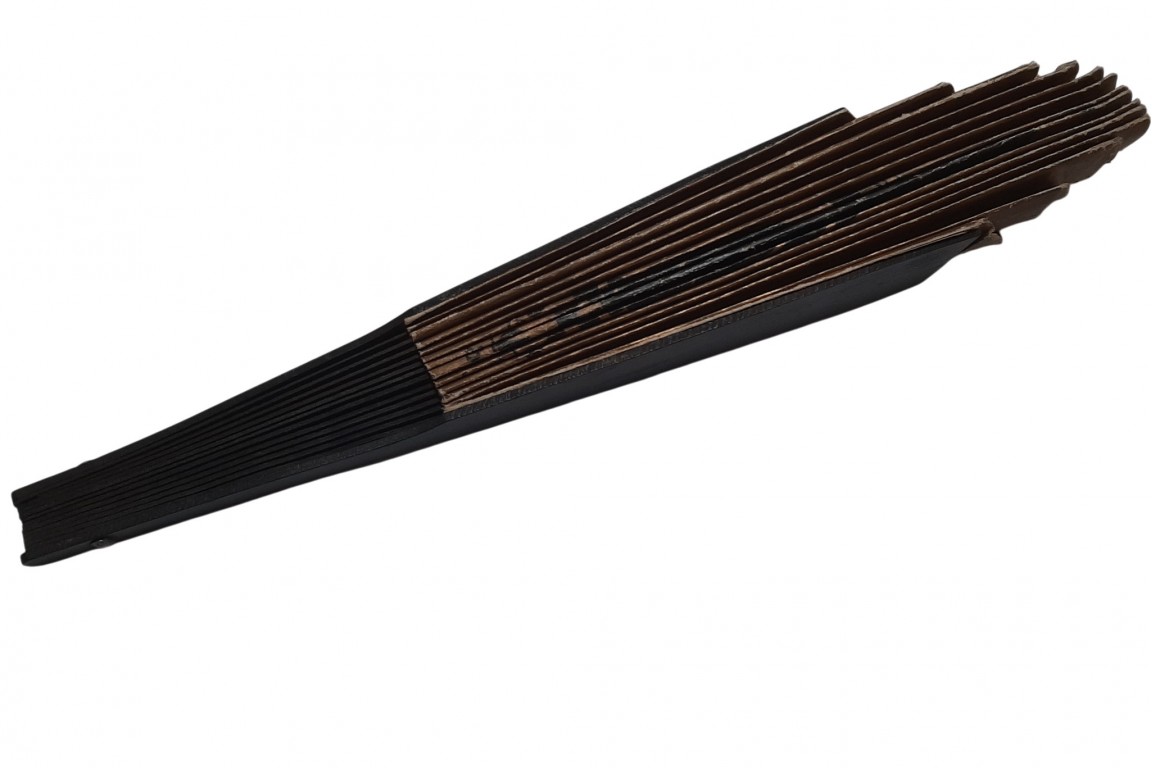 Black & gold, advertising fan for Jeanne Lanvin, Art Deco period