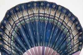 Art deco colors, fan circa 1920-30