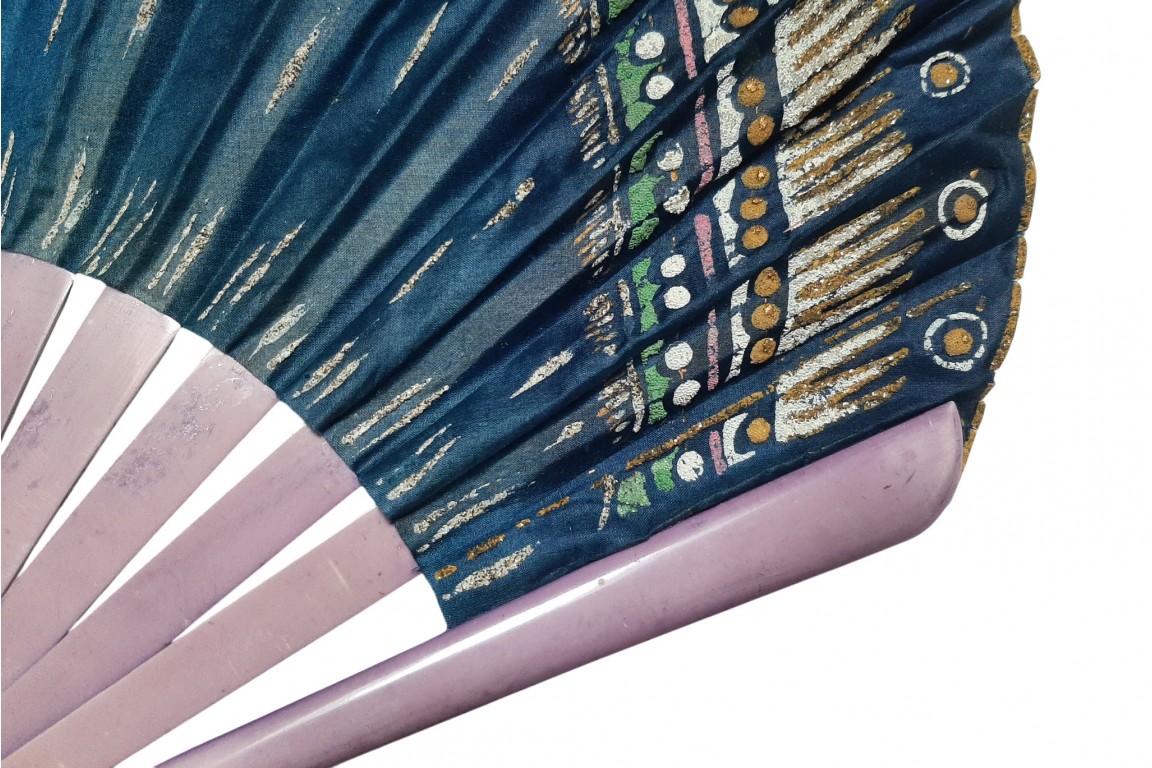 Art deco colors, fan circa 1920-30