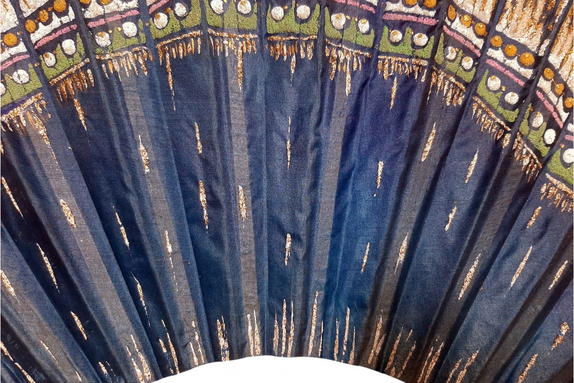 Art deco colors, fan circa 1920-30
