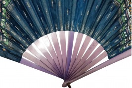 Art deco colors, fan circa 1920-30