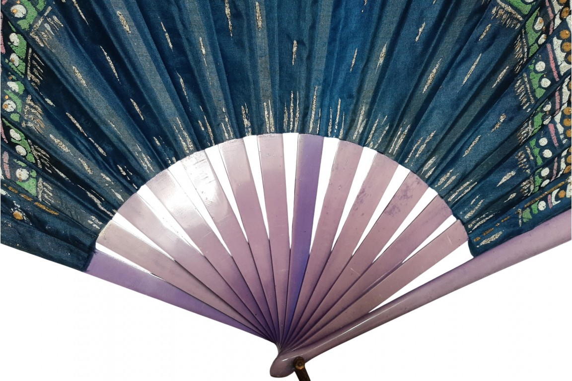 Art deco colors, fan circa 1920-30