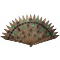 Black and green Wedgwood style, fan circa 1830