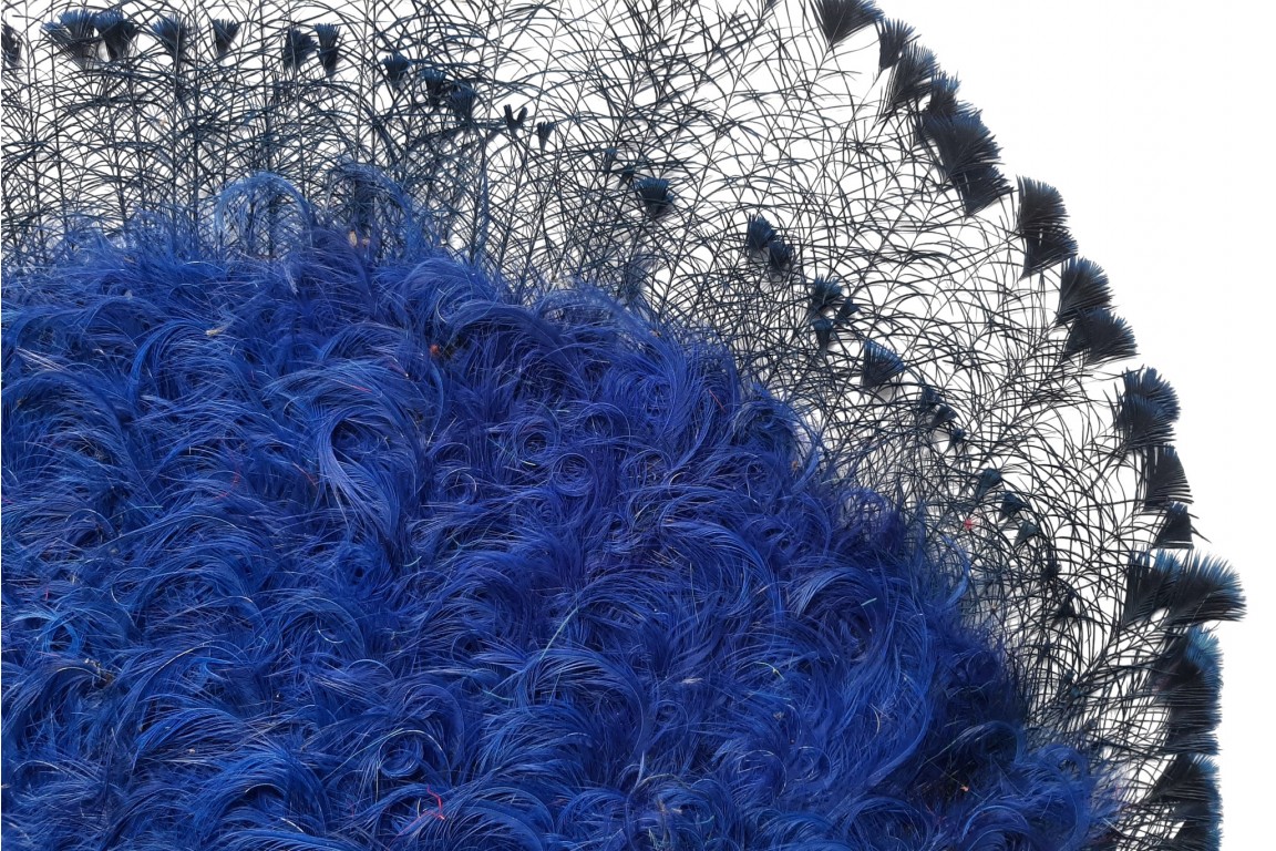 Bleu, rose et vert. Éventails art déco