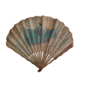 The Pierrots fishing, fan by Van Garden circa 1910