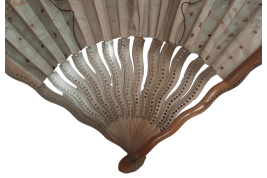 The Pierrots fishing, fan by Van Garden circa 1910