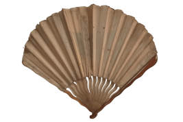 The Pierrots fishing, fan by Van Garden circa 1910