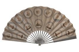 The birth and triumph of Love, fan circa 1890