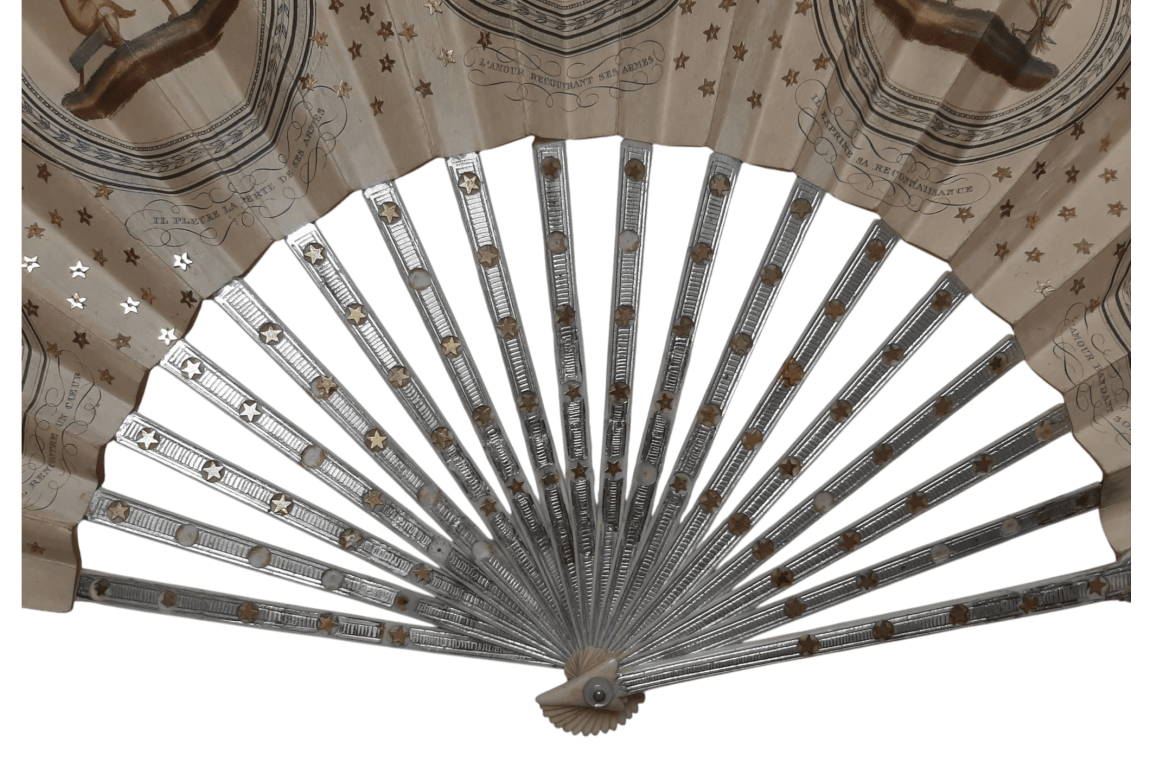 The birth and triumph of Love, fan circa 1890